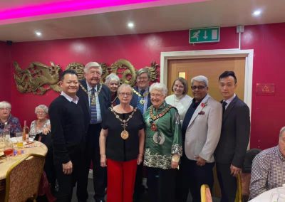 Picture of Twin Dynasty management with the Mayor and local councillors